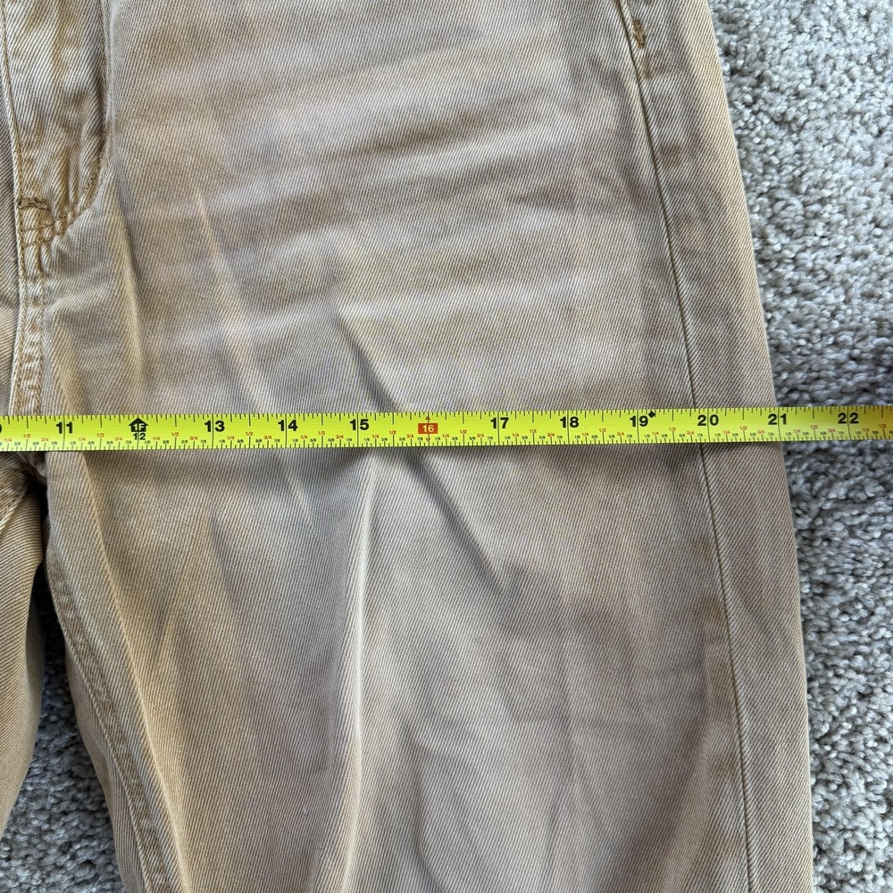 VERVET Wide Leg Jeans Womens 29 Light Wash Beige Distressed Relaxed Denim - Picture 8 of 13